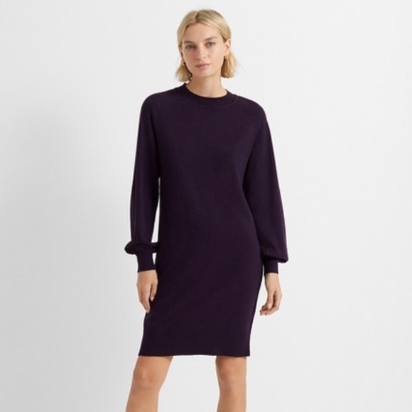 Club Monaco Madisson Purple Long Sleeve Sweater Dress Size XS - Picture 2 of 11